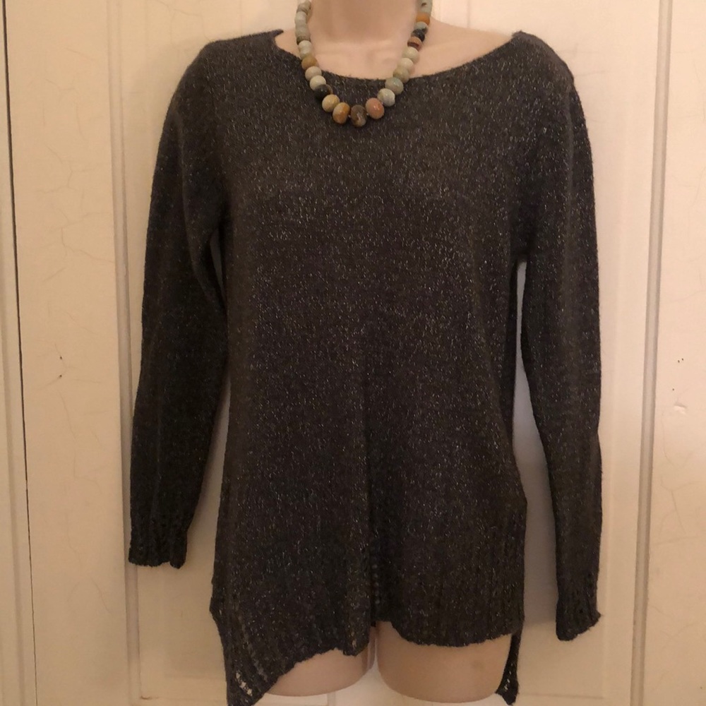 Peruna gray shimmer sweater M/L